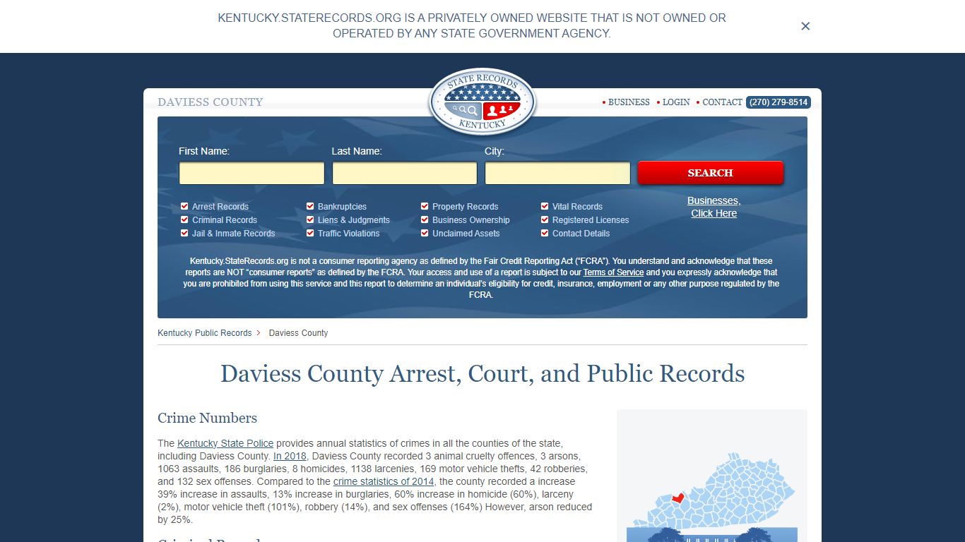 Daviess County Arrest, Court, and Public Records